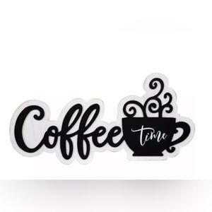Coffee Time Wood Wall Decor
